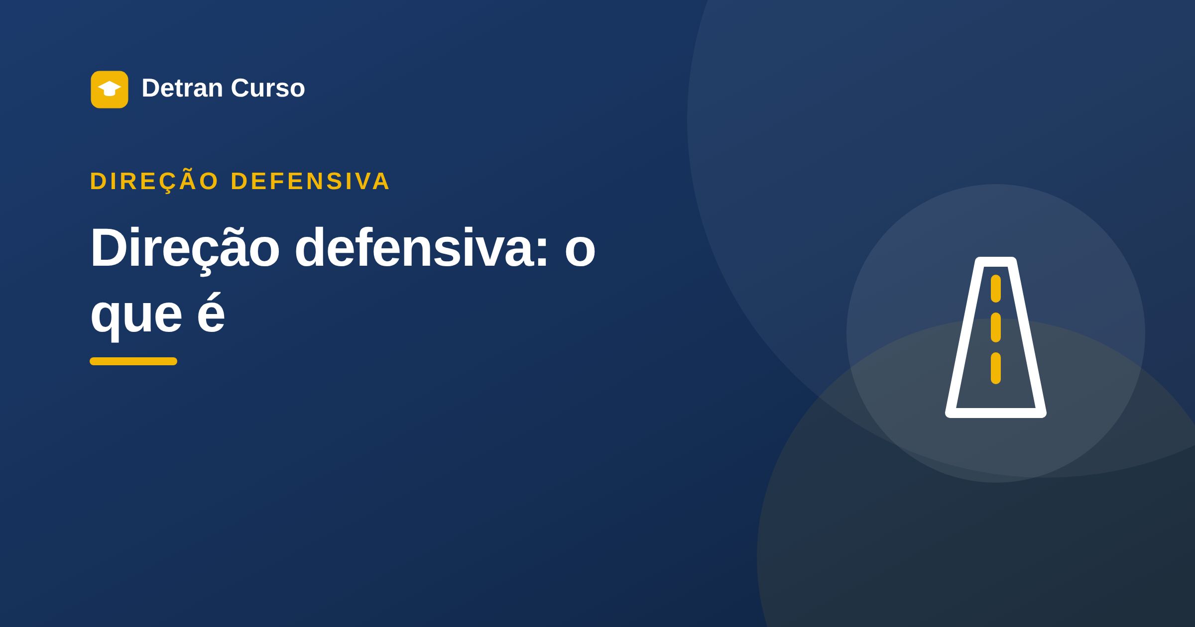 Direção defensiva: o que é e como cai na prova