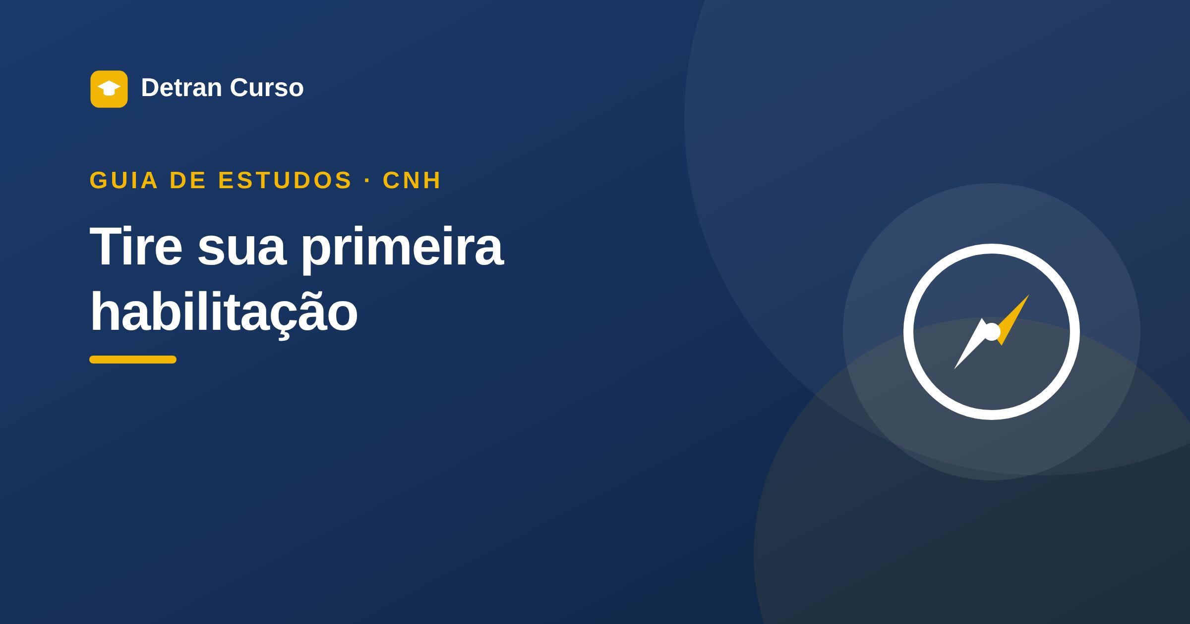 Detran Curso — guia de estudos para tirar a primeira habilitação (CNH)