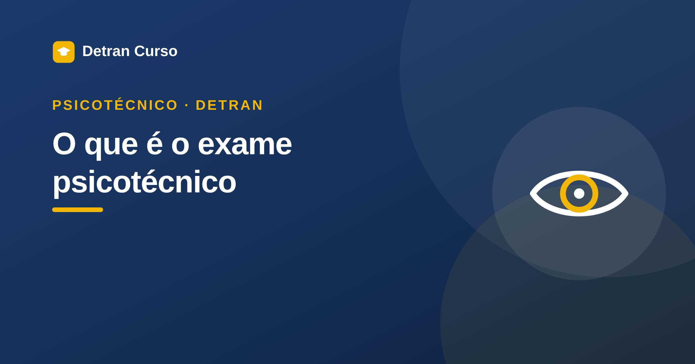 O que é o exame psicotécnico do Detran