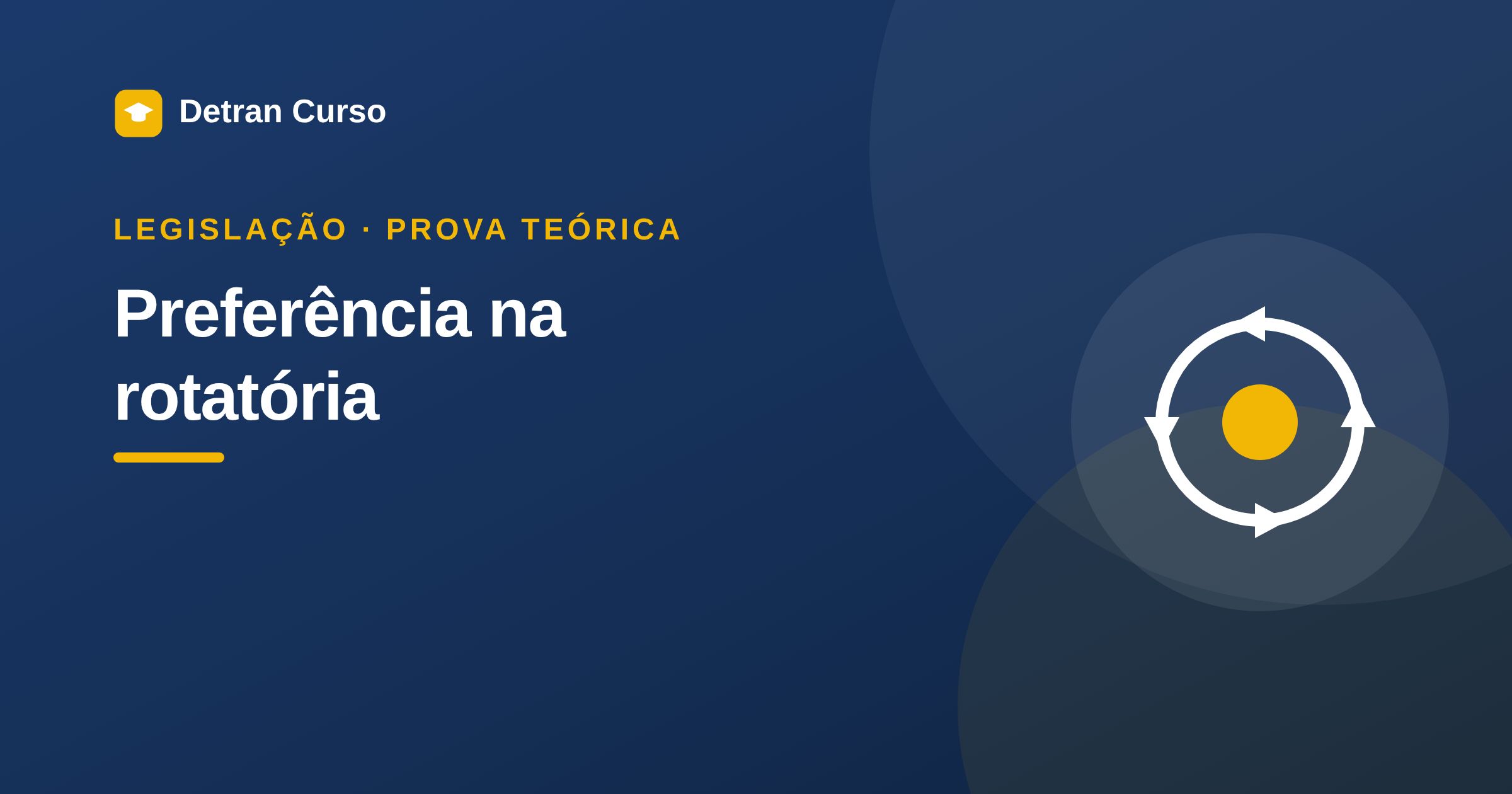 Quem tem preferência na rotatória? A regra do CTB, como entrar e sair e o que cai na prova
