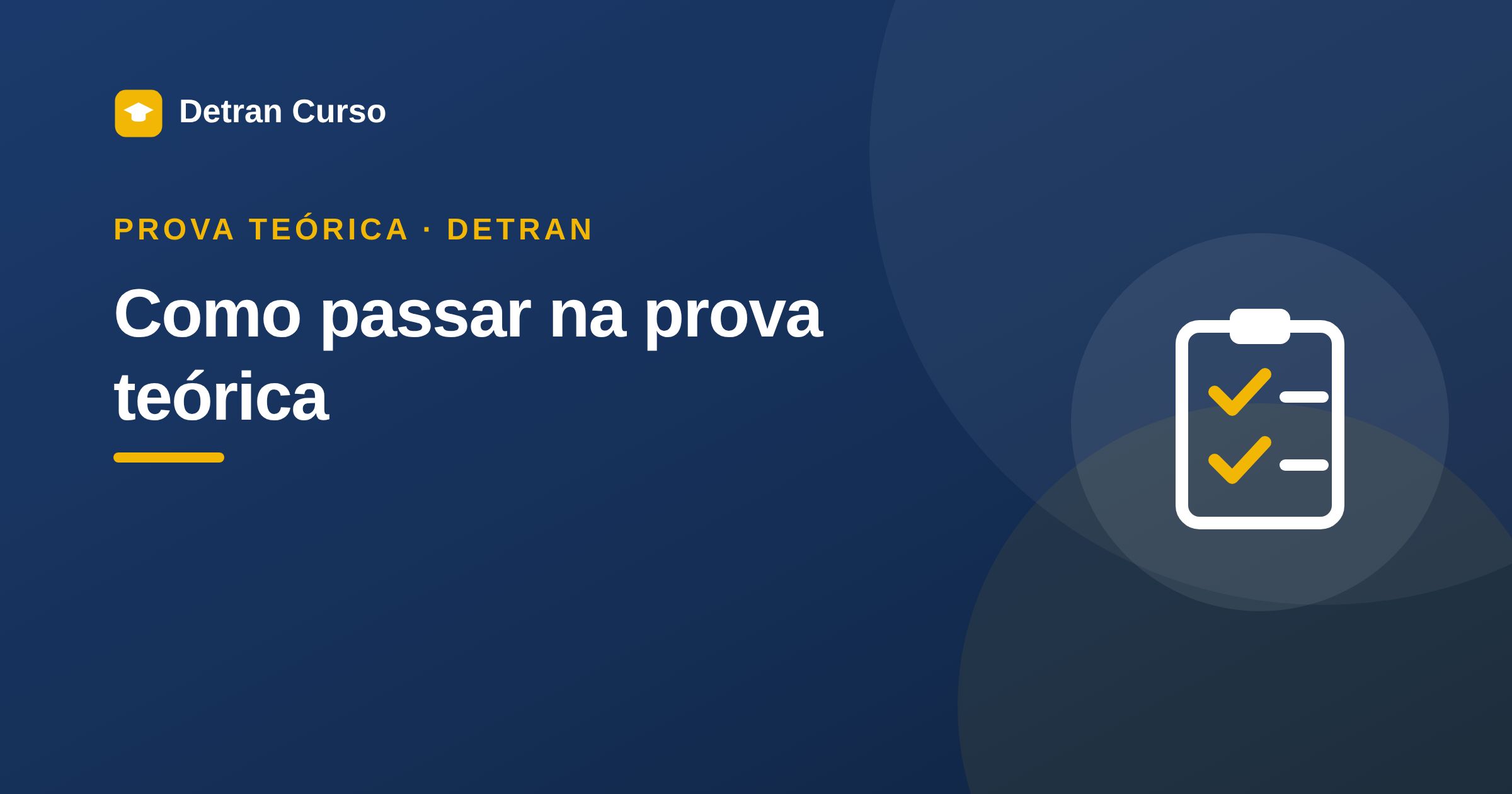 Prova teórica do Detran: como passar de primeira