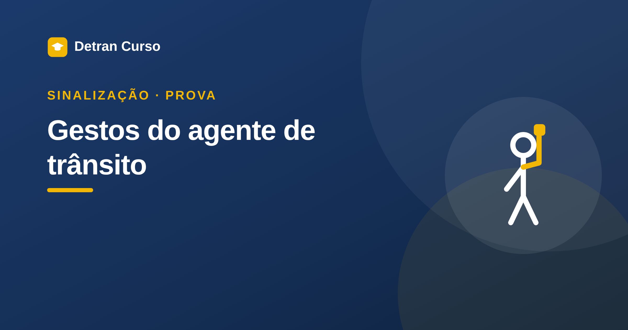 Gestos do agente de trânsito: o significado dos 5 sinais de braço, do apito e como isso cai na prova