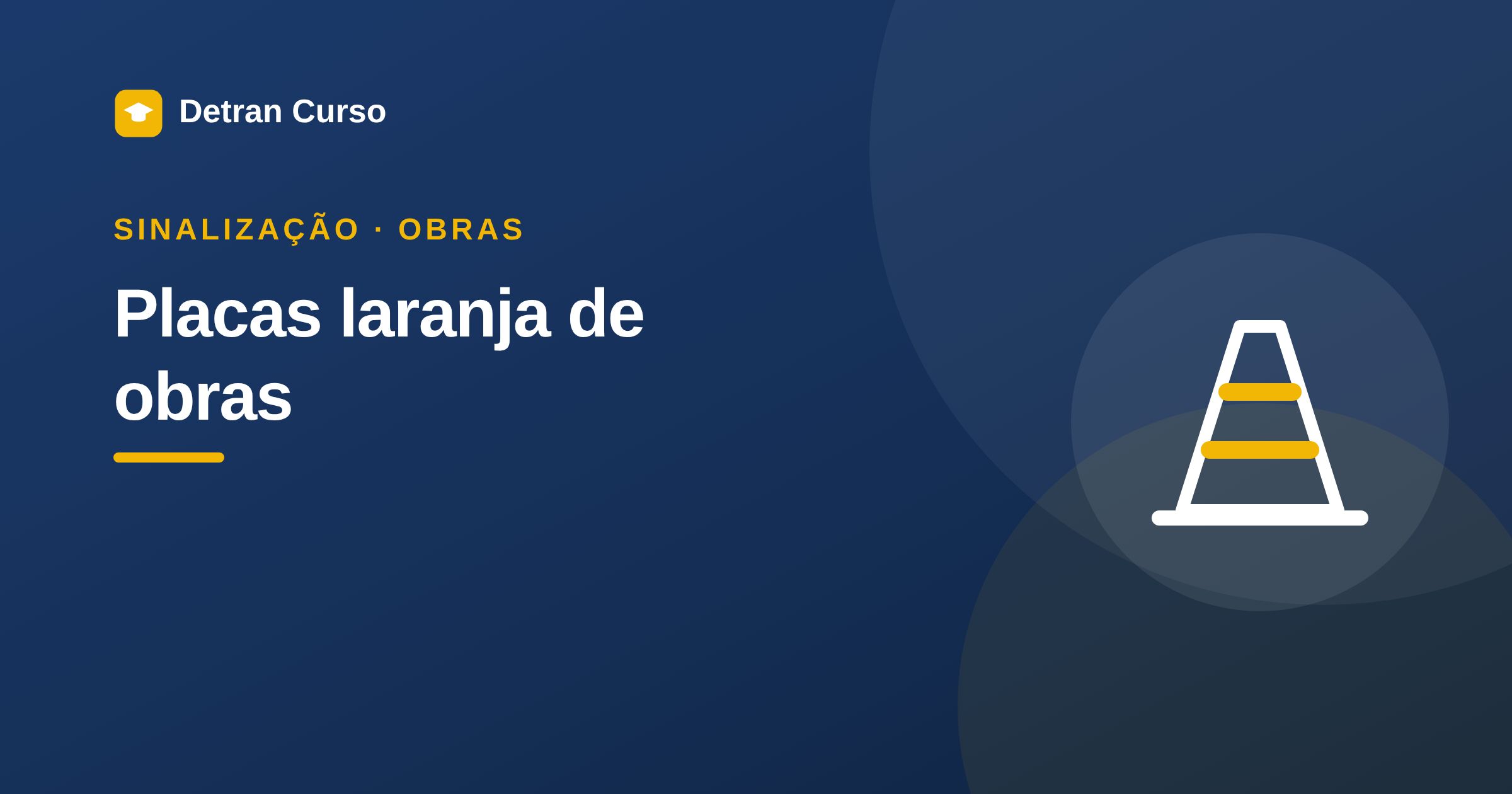 Sinalização de obras: o que significam as placas laranja, cones e desvios — e como agir no trecho